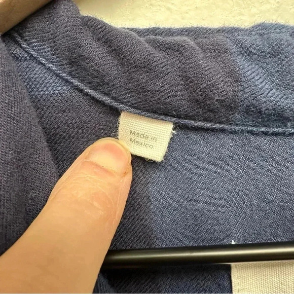 Grayson Frank & Eileen Hero Midi Dress Blue Flannel Check Plaid Size 2 (small) - Picture 7 of 14